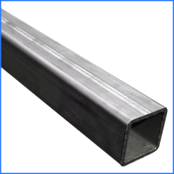 B&T Metall Tube carré en acier galvanisé 35 x 35 x 2 mm en longueurs de 500  mm +0/-3 mm Tube carré ST37 galvanisé à chaud Profil creux en acier brut 