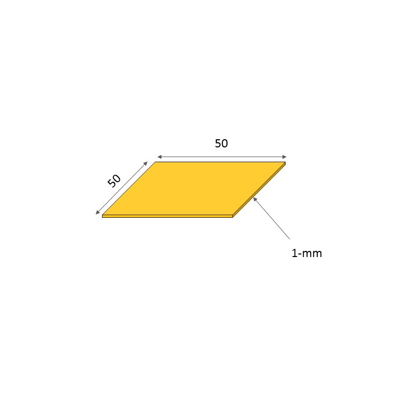 YTGZS 6061 Plaque en tôle d'aluminium Epaisseur 1mm à 10mm,Longueur 100mm  Largeur 100mm,100mmx100mmx1mm 10pcs