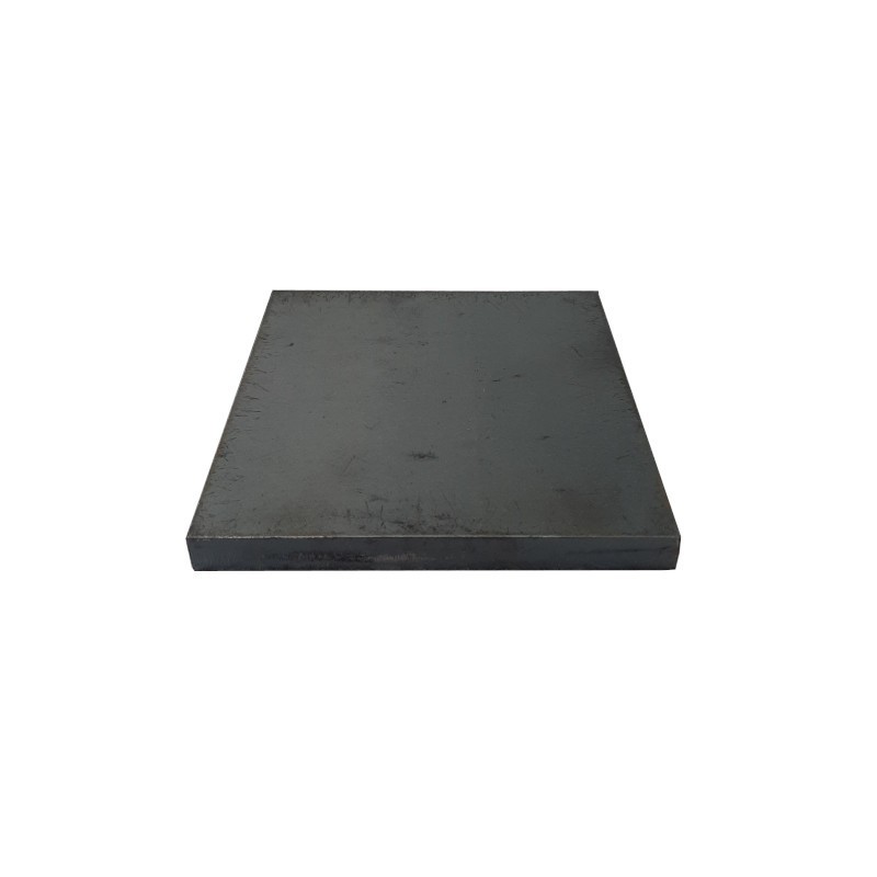 Platine acier 80 x 80 mm - Le Roi du Fer