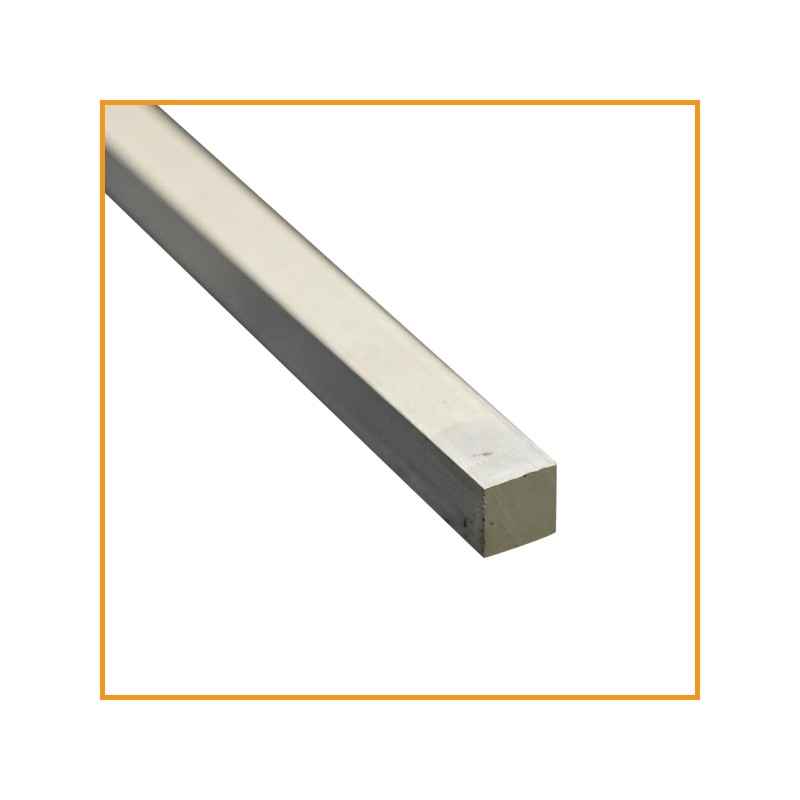 Fer carré alu 12×12 mm Fer carré aluminium|Leroidufer SARL