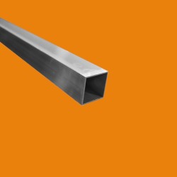 Tube carré aluminium 50x50mm - Long. 1 à 4 mètres - Comment Fer