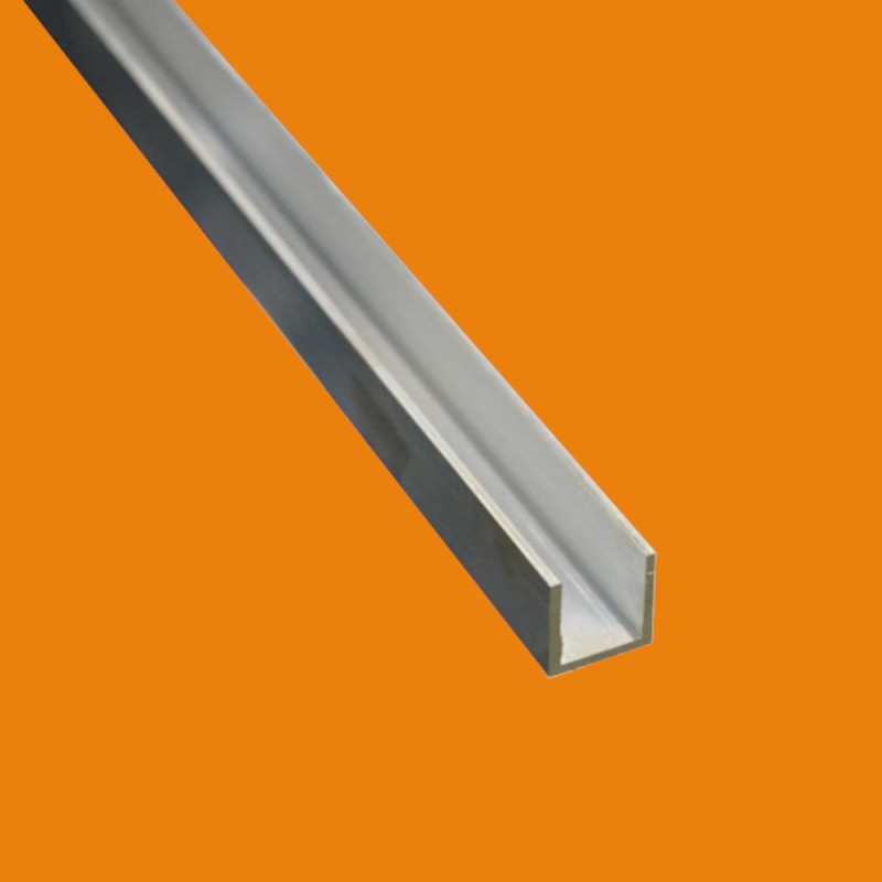 Profilé aluminium U 6060 brut