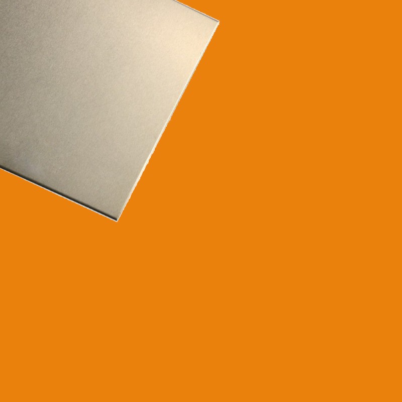 Tôle aluminium brut lisse Ep. 1 mm, 50 x 25 cm